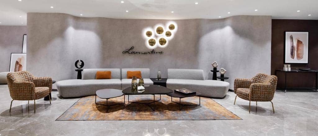 Lamartine Hotel - a living room with a couch and chairs and a table at Lamartine Hotel in Istanbul