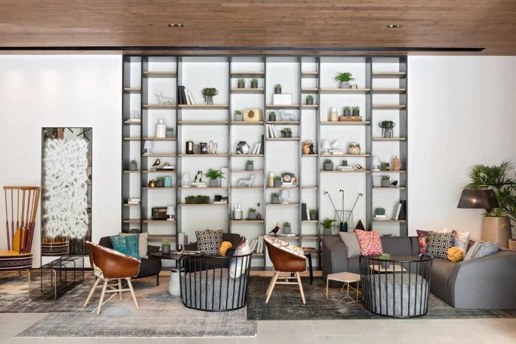 Stylish lounge area at Zabeel House The Greens, Dubai.