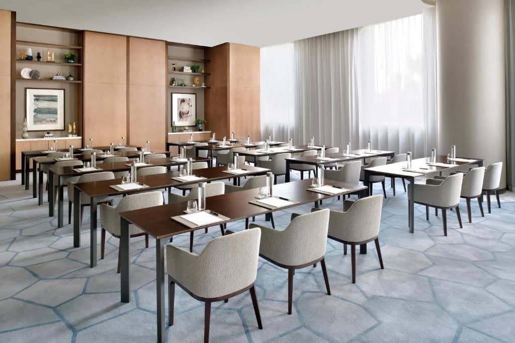 Elegant conference room at Address Sky View, Dubai with modern furnishings.