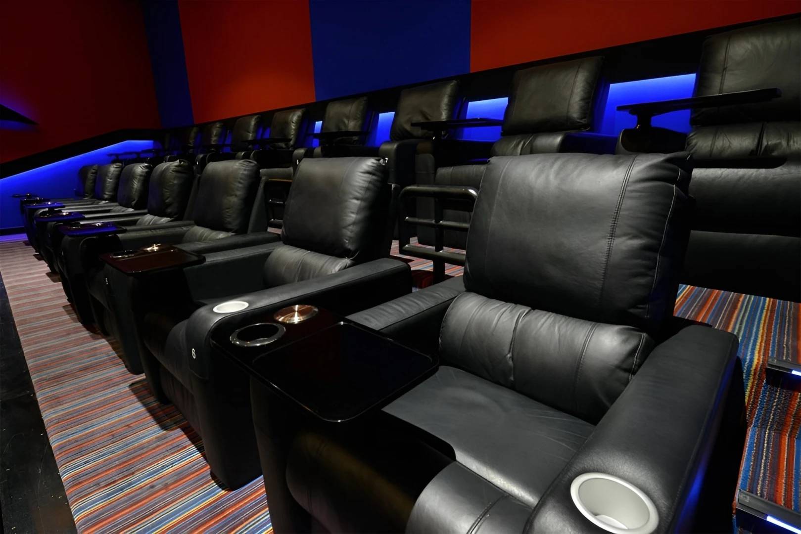 Luxury seating at Wadi Al Sail Cinema Cineco, Manama.