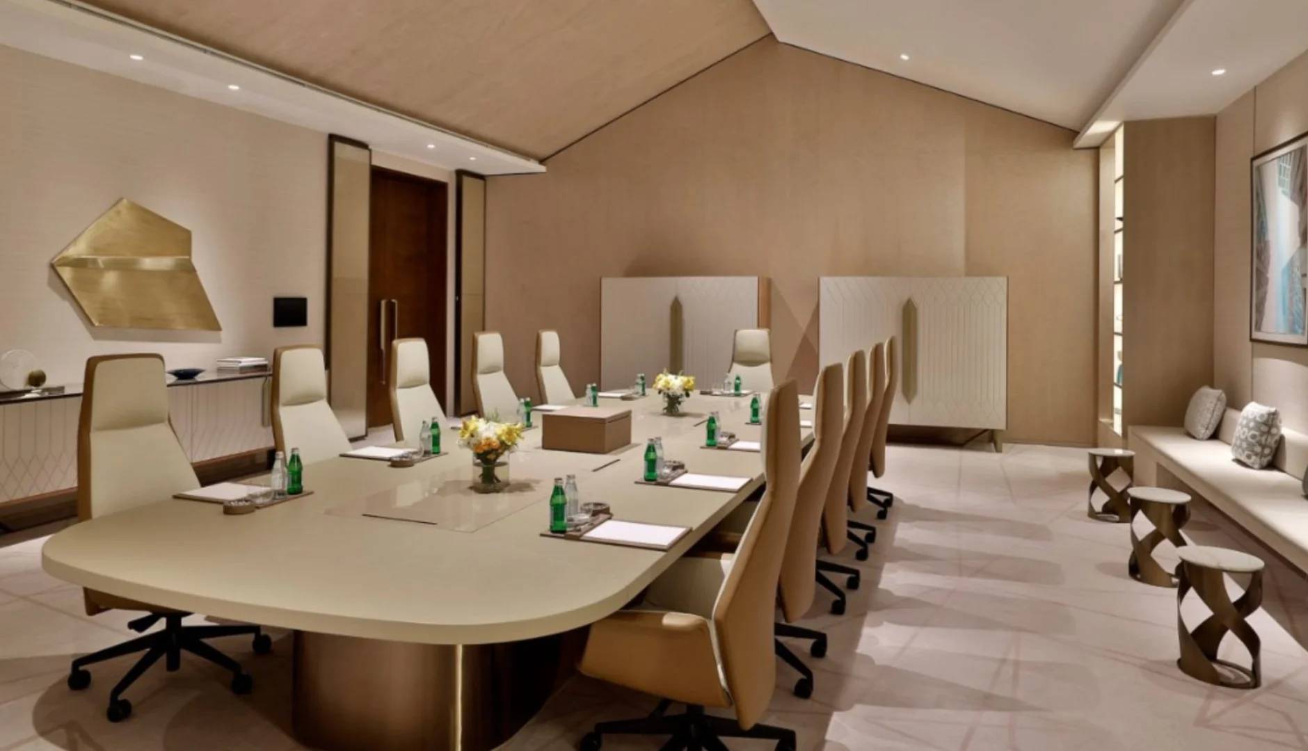 Elegant conference room at The St. Regis Riyadh, Riyadh, Saudi Arabia