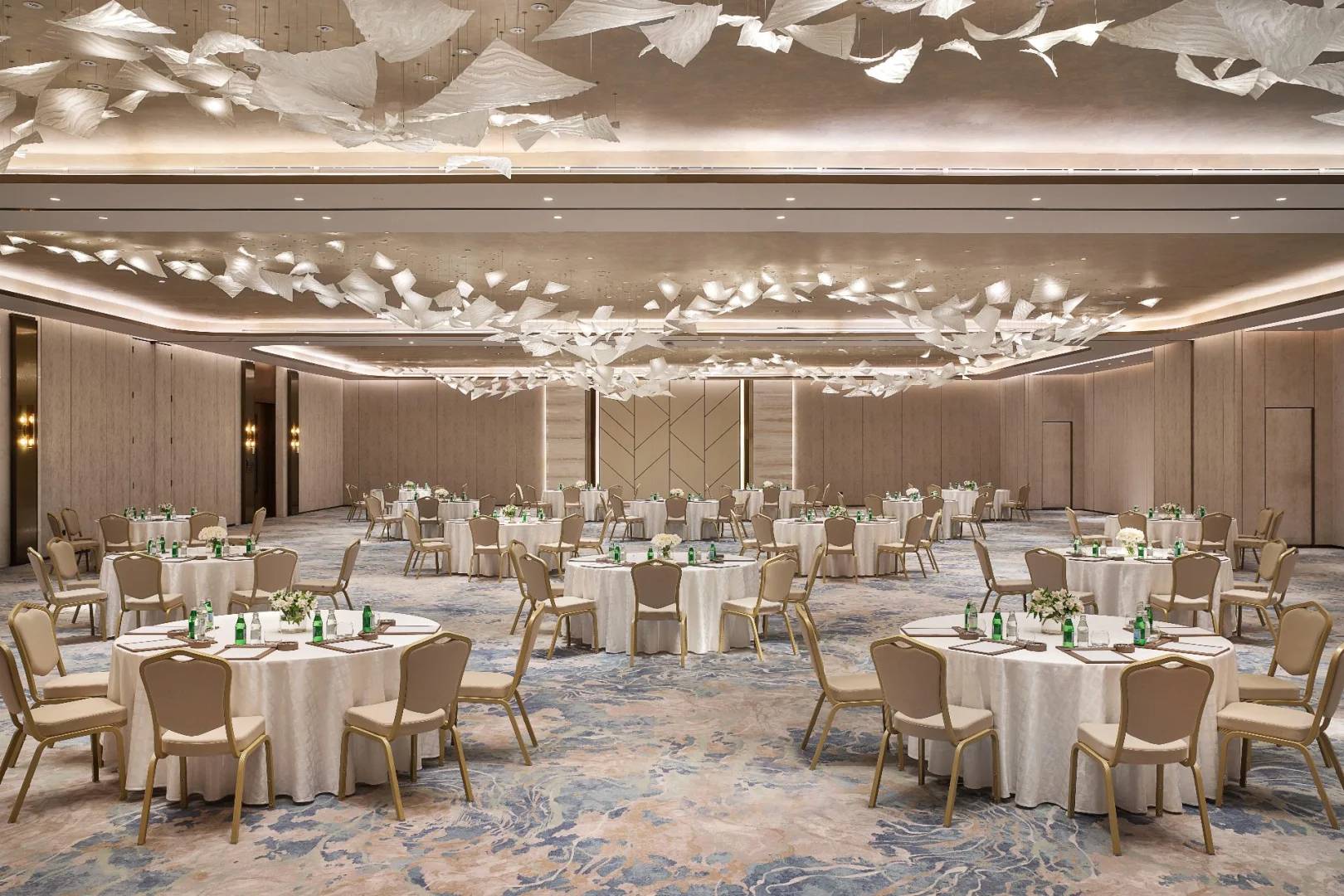 Elegant banquet hall setup at The St. Regis Riyadh, Riyadh, Saudi Arabia