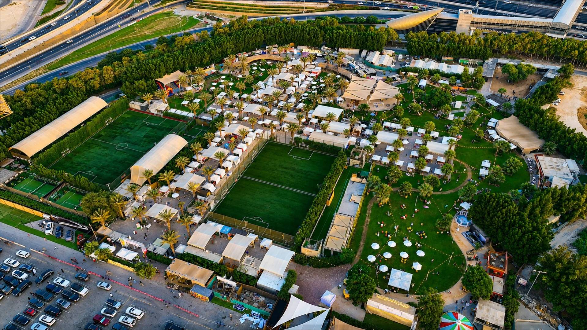 Aerial View of Academy Park