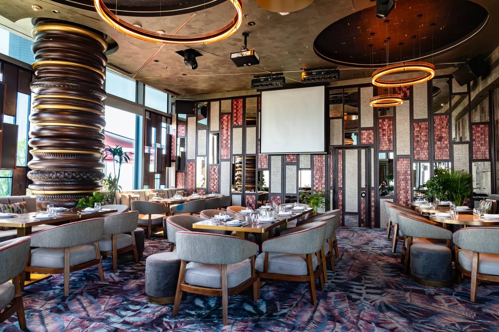VIP Club Lounge Indoor (ENCORE) with projector