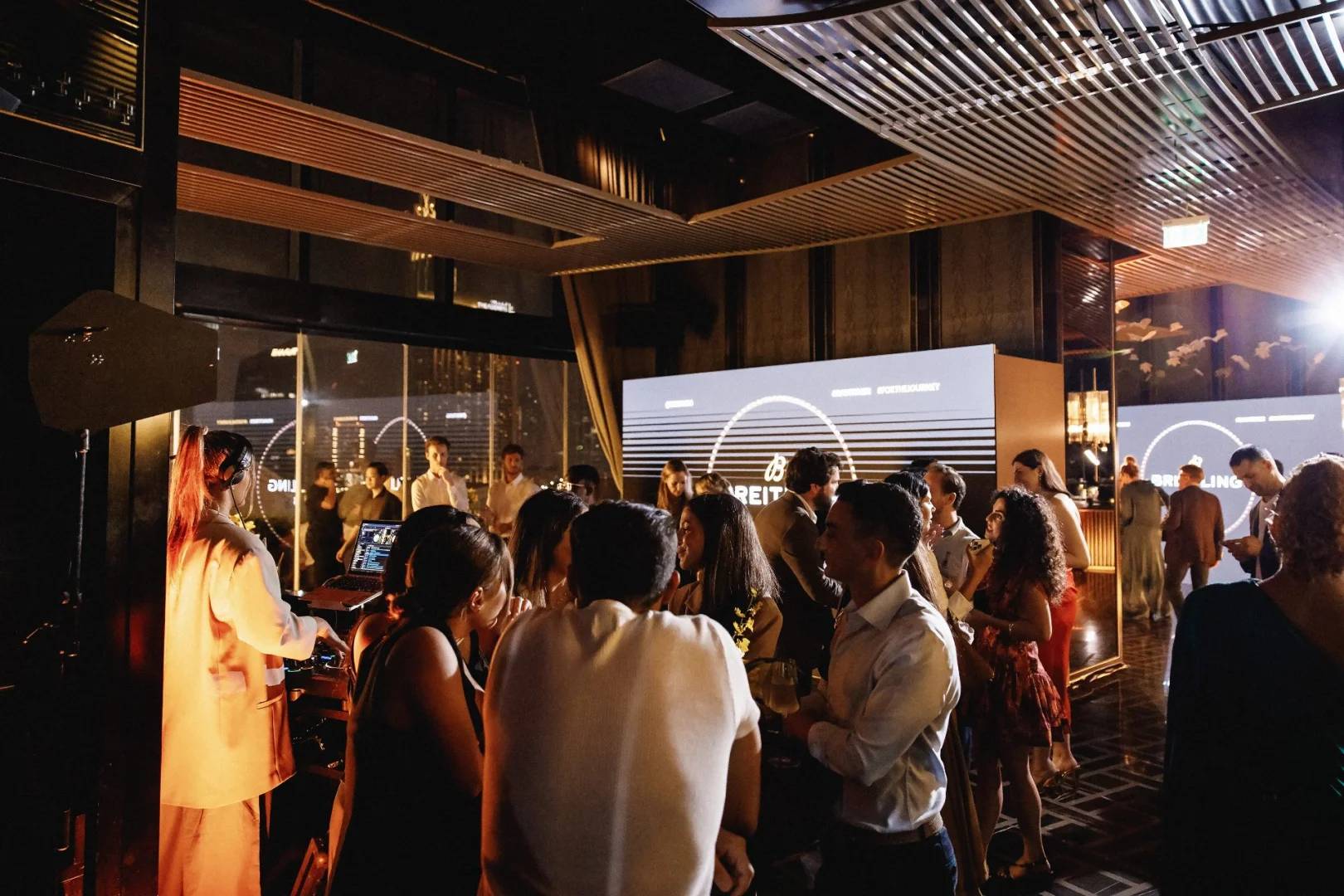 Guests socializing at Nazcaa Japanese Peruvian Dubai, Dubai, UAE venue.
