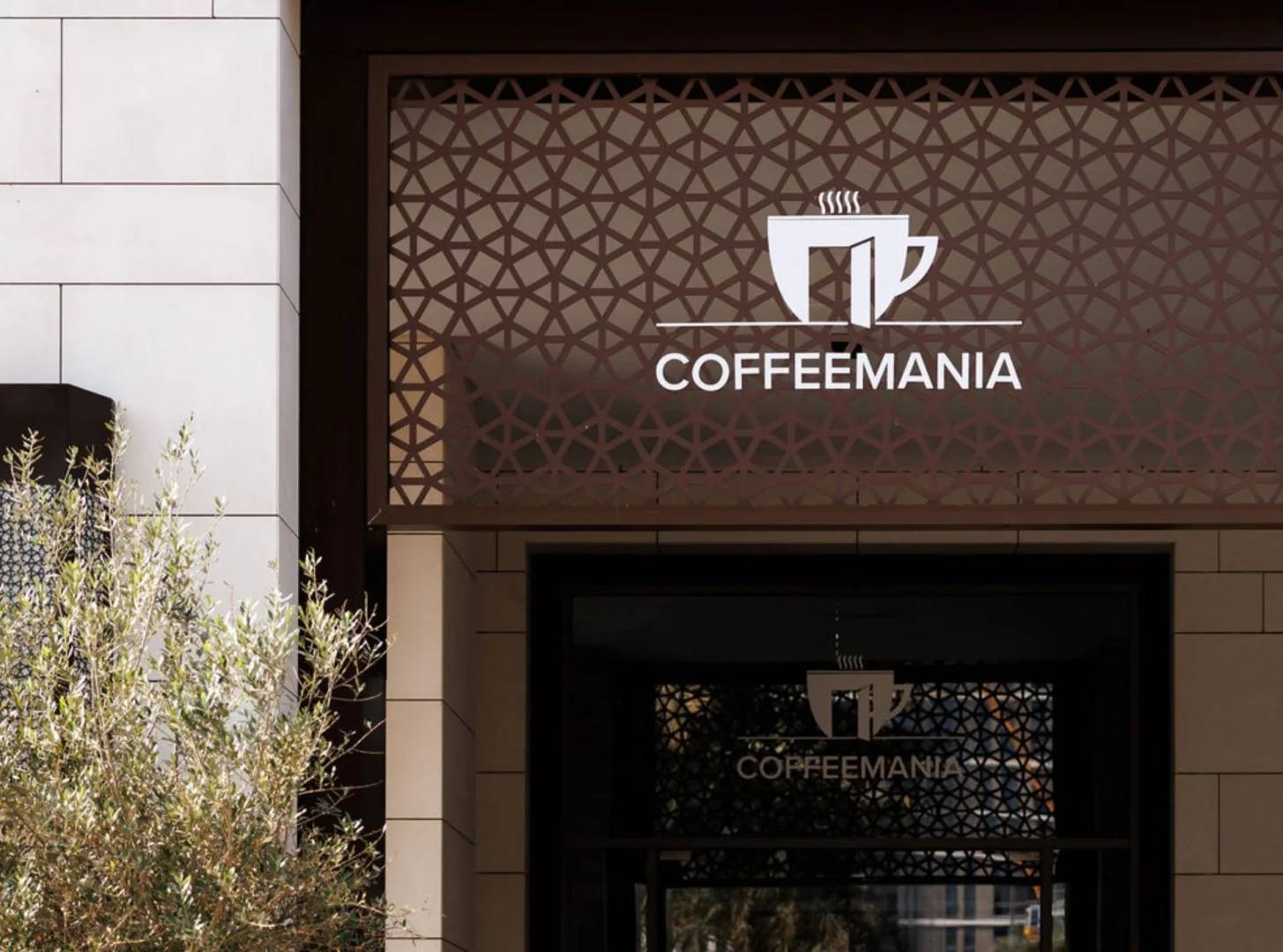 Entrance at Coffeemania Dubai Hills Mall, Dubai, UAE