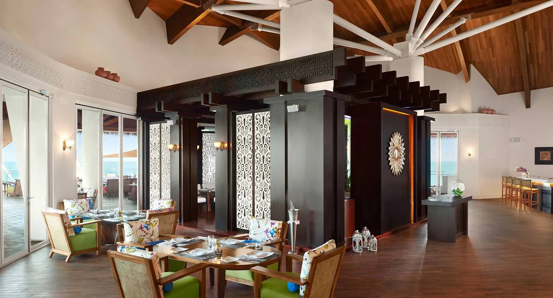 Elegant dining area at Banana Island Resort Doha By Anantara, Doha, QATAR