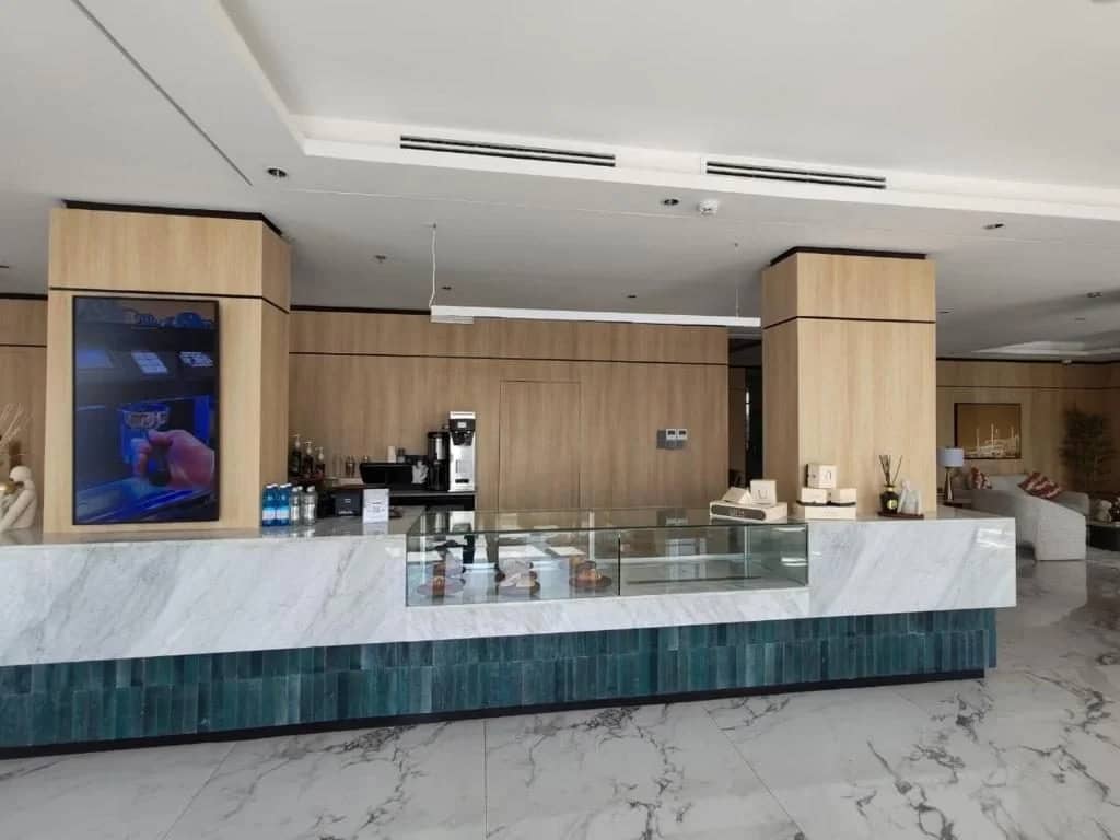 Modern reception area at Ayas Hotel Hail, Hail, Saudi Arabia