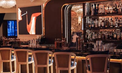 Elegant bar interior at Bagatelle Dubai, ideal for events.