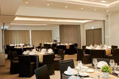 Elegant banquet hall at Citymax Hotel Business Bay, Dubai.