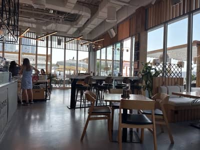 Modern interior of Jones the Grocer, The Palm Jumeirah, Dubai.