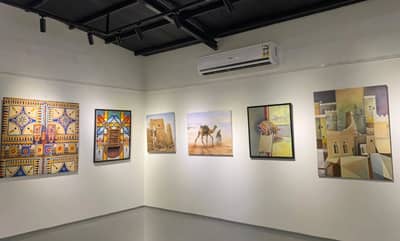 Sculptor Ali Al Takhis Fine Arts Exhibition Dawadmi Saudi Arabia