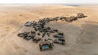 Aerial view of The Outpost Al Barari venue in Doha, Qatar.