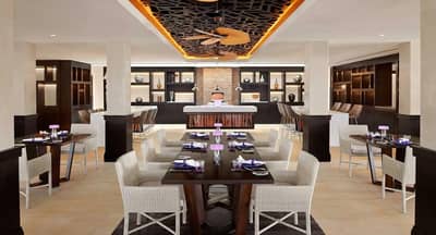 Elegant dining area at Banana Island Resort Doha By Anantara, Doha, QATAR