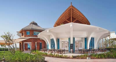 Outdoor seating area at Banana Island Resort Doha By Anantara, Doha, QATAR