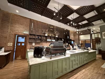 Interior with coffee counter at Soul Restaurant Al Bahah, Al Bahah, Saudi Arabia