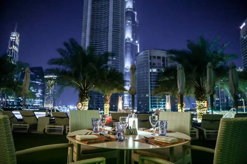 Mosaic Pool Lounge & Bar Downtown Dubai